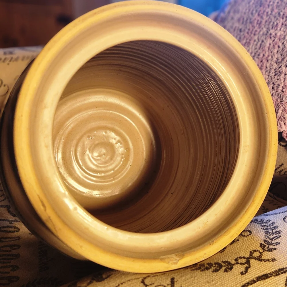 Marshall‎ Pottery Stoneware Crock with Lid
